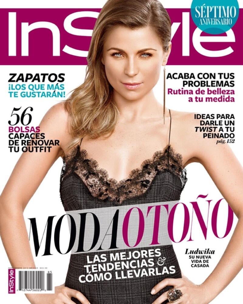 Ludwika Paleta posó para la revista que celebra su séptimo aniversario.