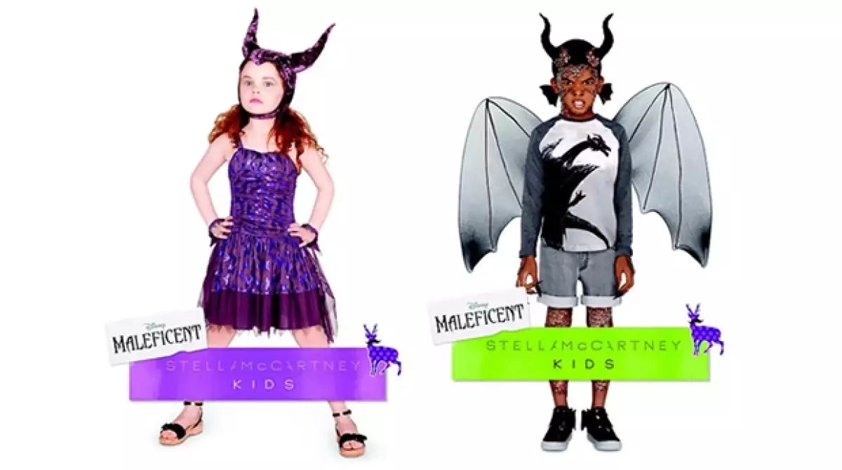 La colección tiene disfraces de niños y niñas. Cuenta además con t-shirts y zapatos.