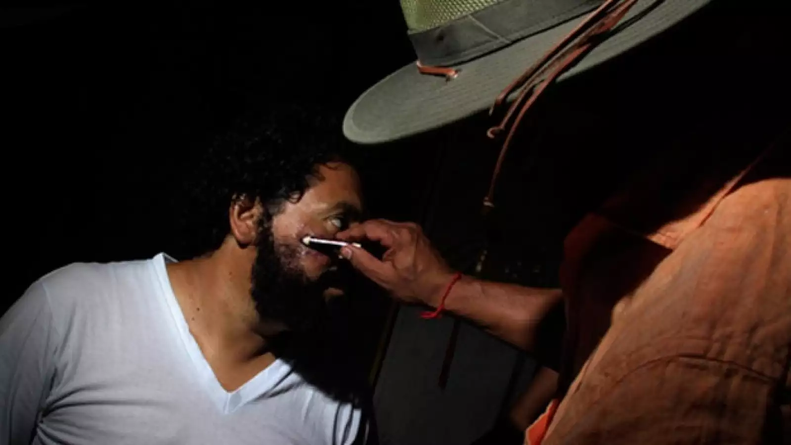 Judas tiene heridas en el rostro por sol