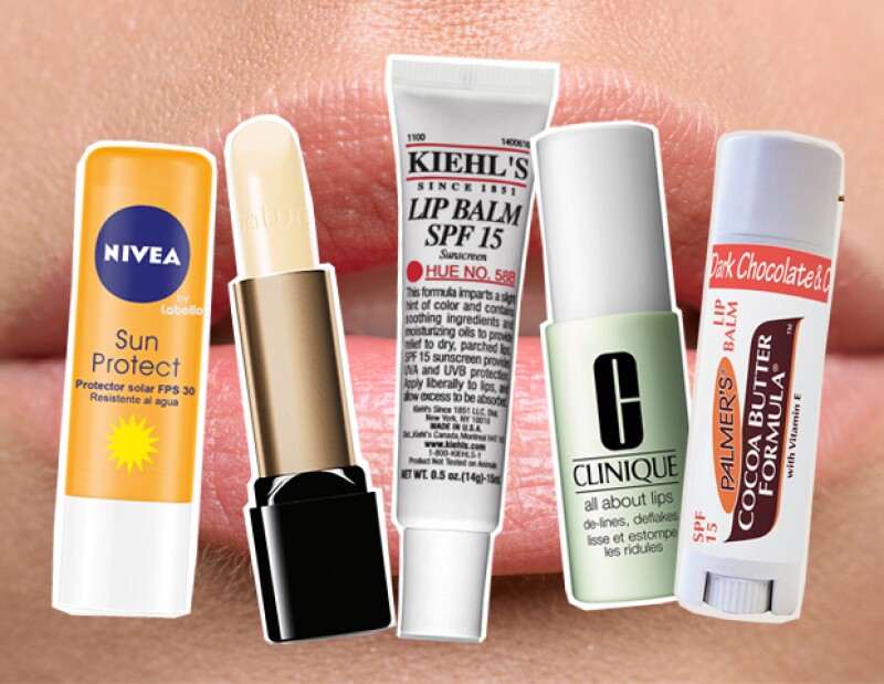 Nivea, Natura, Kiehls, Clinique y Palmers son ideales para proteger los labios del sol sin pintarlos.