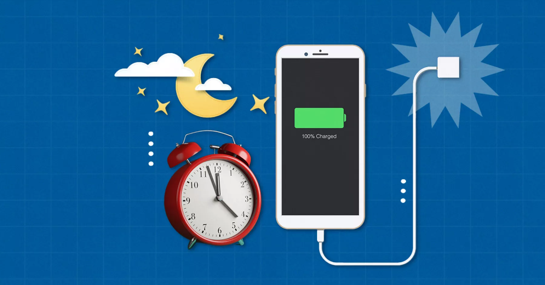 ¿Qué pasa si dejo conectado mi celular toda la noche?