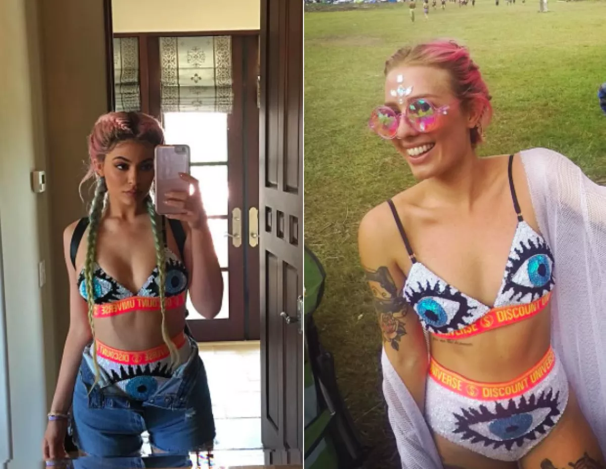 Britday121 es la joven que usó el mismo atuendo.