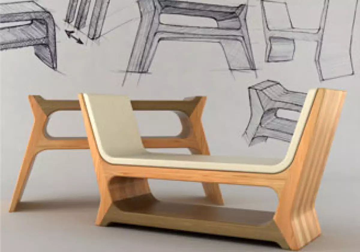 SAAVROM 2 es un mueble contemporáneo que se puede utilizar como sillón o consola. (Foto: Cortesía AHEC México)