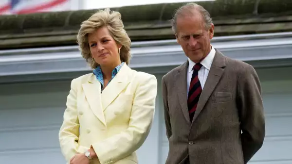 Lady Di y el duque de Edimburgo