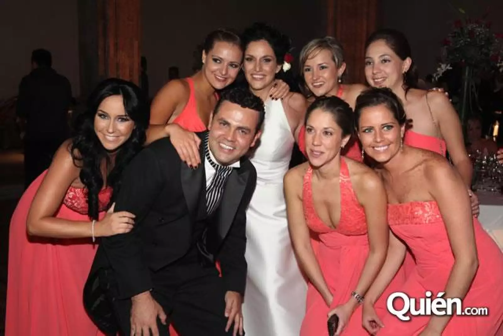 Novios y Damas de Honor