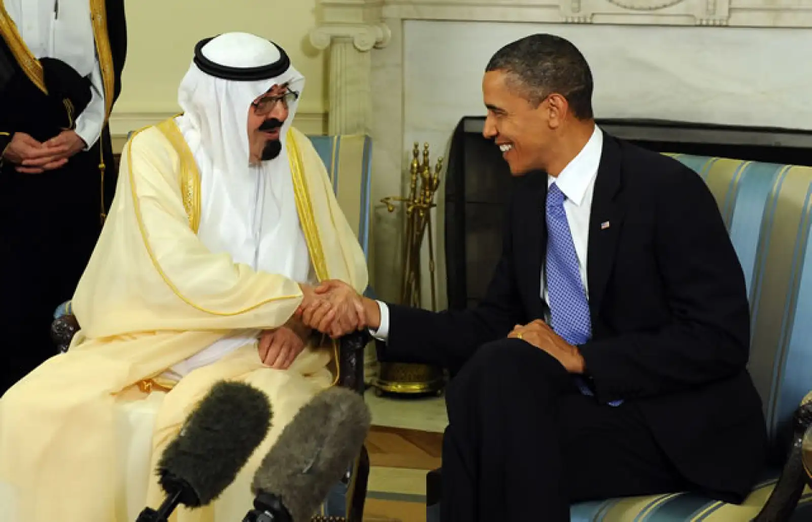 Con la política estadounidense no fue nada ajeno. Aquí con Barack Obama, presidente de Estados Unidos, en la Casa Blanca.