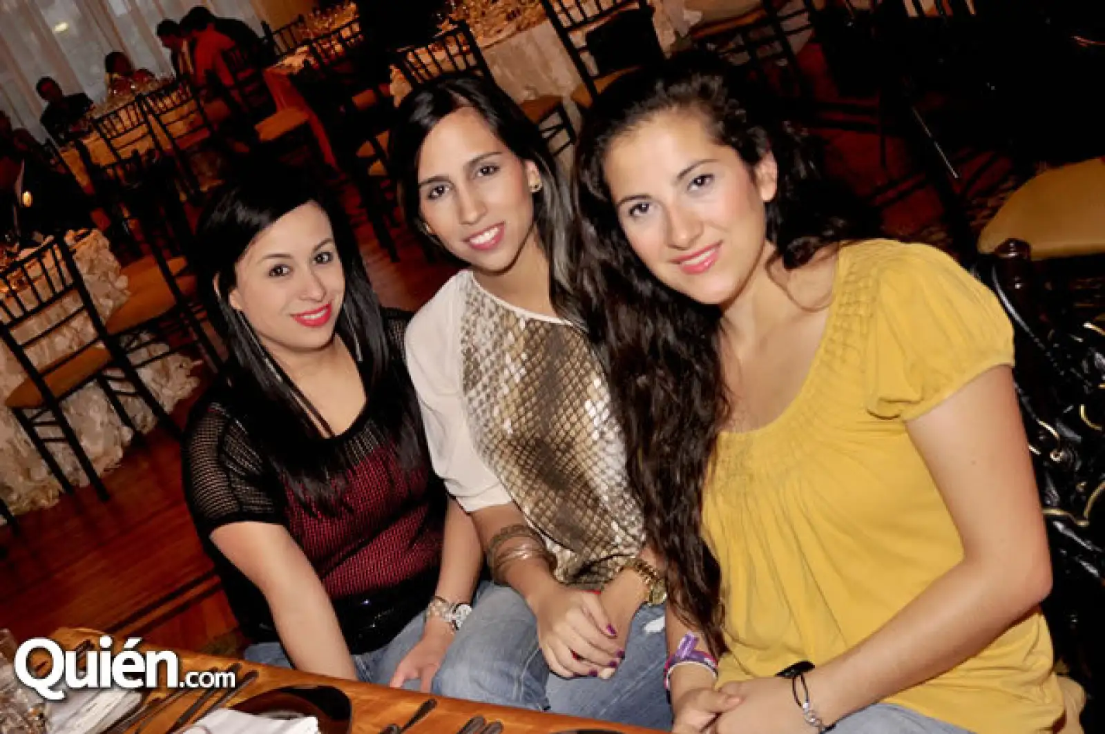 Nancy Cárdenas, Michelle Arenas y Daniela Gómez