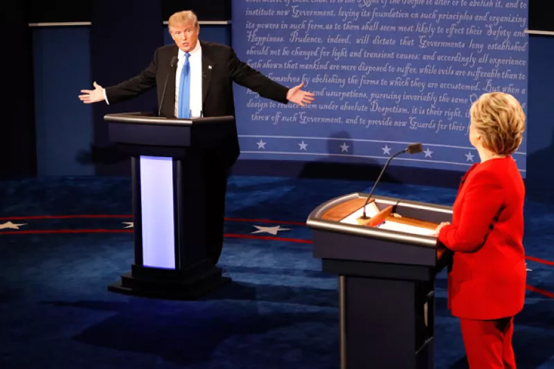 Hillary Clinton, Donald Trump