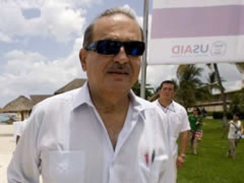 Slim participó en Cozumel en el panel Revitalizando la economía a través de la acción climática. (Foto: Reuters)