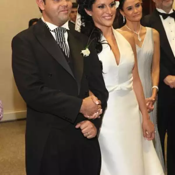 Guillermo Ochoa y Danielle Dithurbide