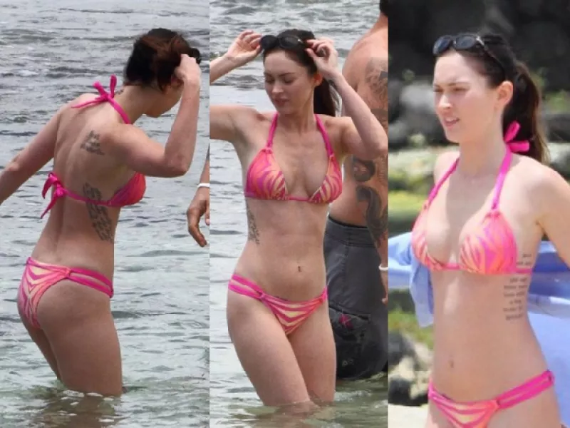 La actriz y su esposo, Brian Austin Green, se escaparon a Hawai para festejar su primer aniversario de bodas.