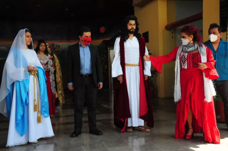 Representación de la Pasión en Iztapalapa