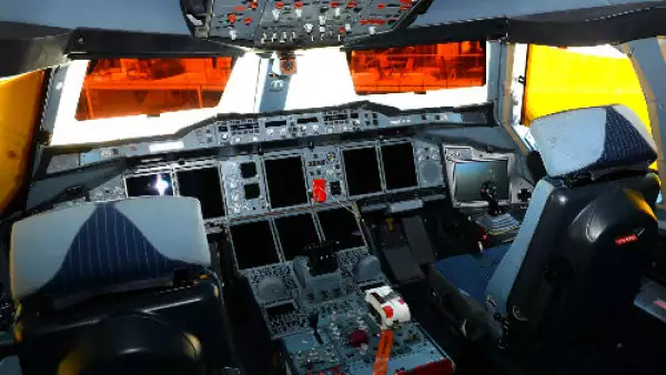 cabina de avi�n A380