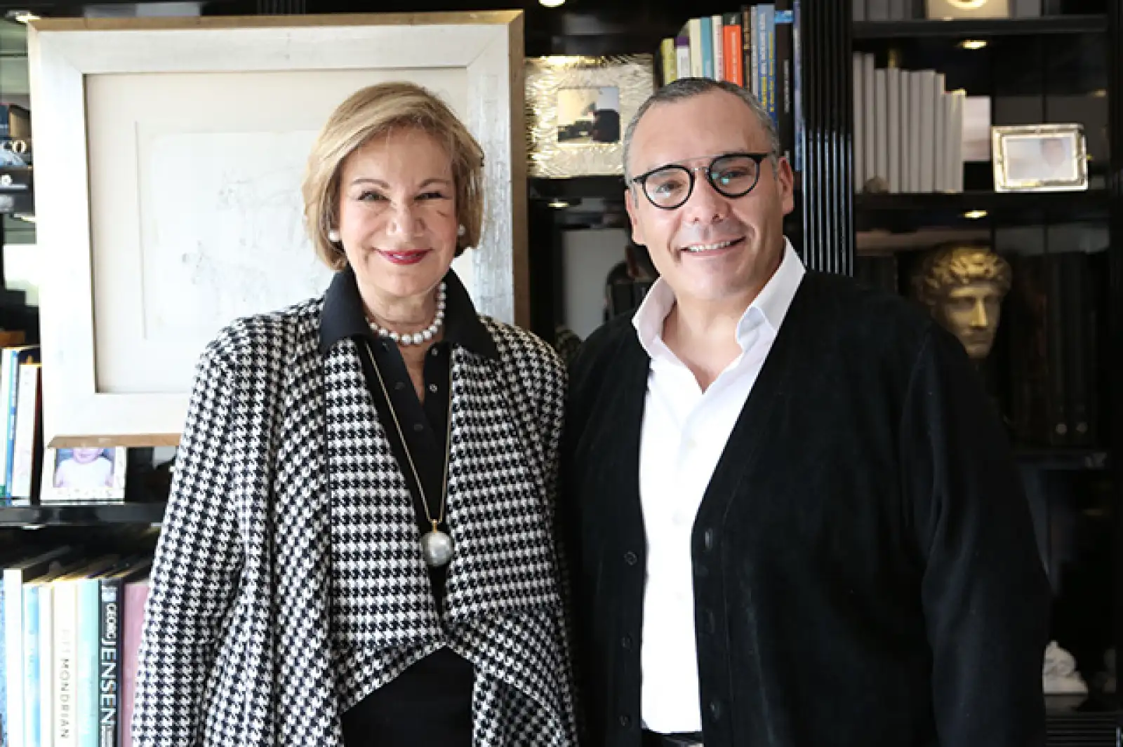 Guadalupe Loaeza y Daniel Espinosa