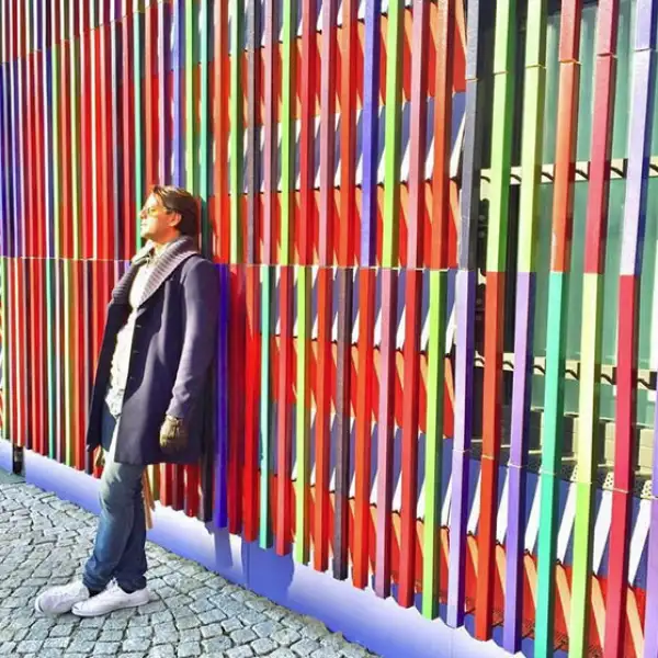 Abelardo Marcandes en Berlín de visita cultural en el Brandhorst Museum.