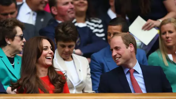 Los duques de Cambrige fueron captados muy sonrientes en Wimbledon, a donde asistieron para ver competir a Andy Murray.