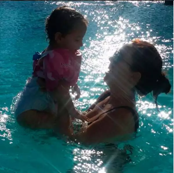 Jacky compartió la semana pasada esta adorable imagen junto a Jackita.