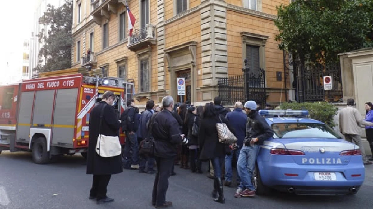 Roma - bombas en embajadas