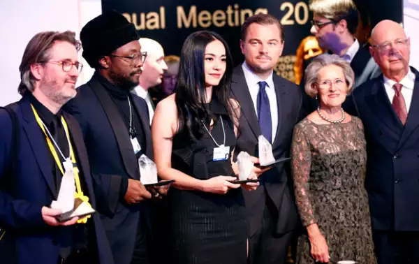 Además del actor, también fueron premiados Yao Chen, por su trabajo con los refugiados, el artista Olafur Eliasson y Will.I.Am por su trabajo ayudando a jóvenes sin recursos.