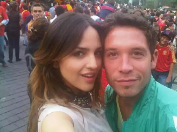 Eiza González en la Cibeles.