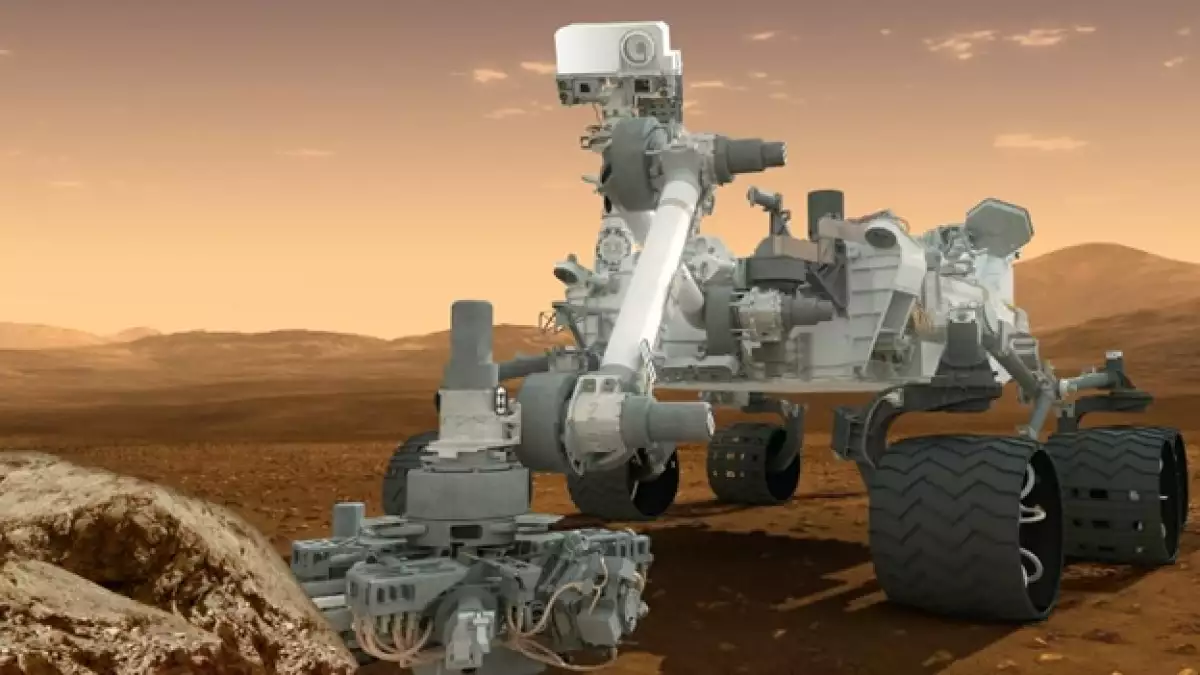 Curiosity rover Marte