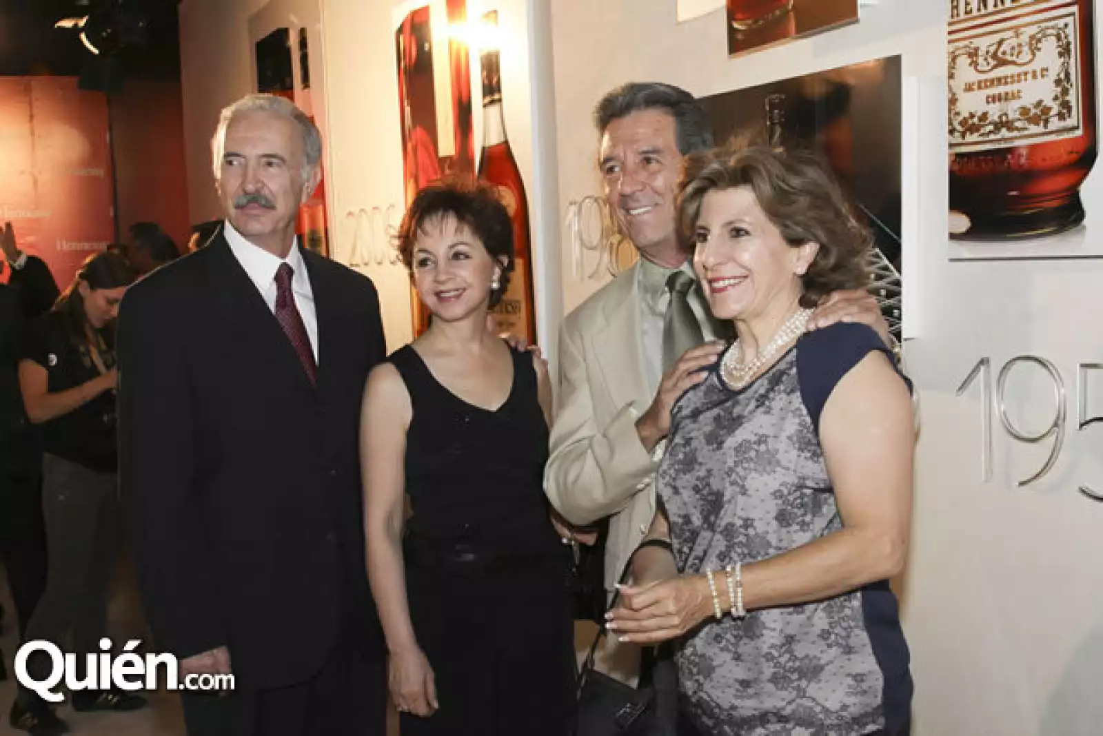 Marcelo González Madero, María Villaseñor de González, Víctor Guggenbuehl y Jazmín de Guggenbuehl