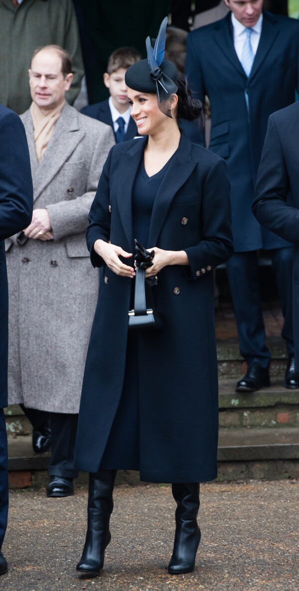 The Royal Family Attend Church On Christmas Day