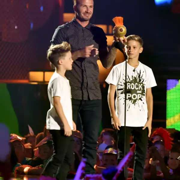 Cruz Beckham, David Beckham, Romeo Beckham