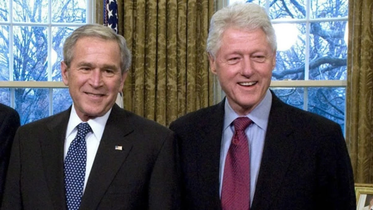 Bush y Clinton