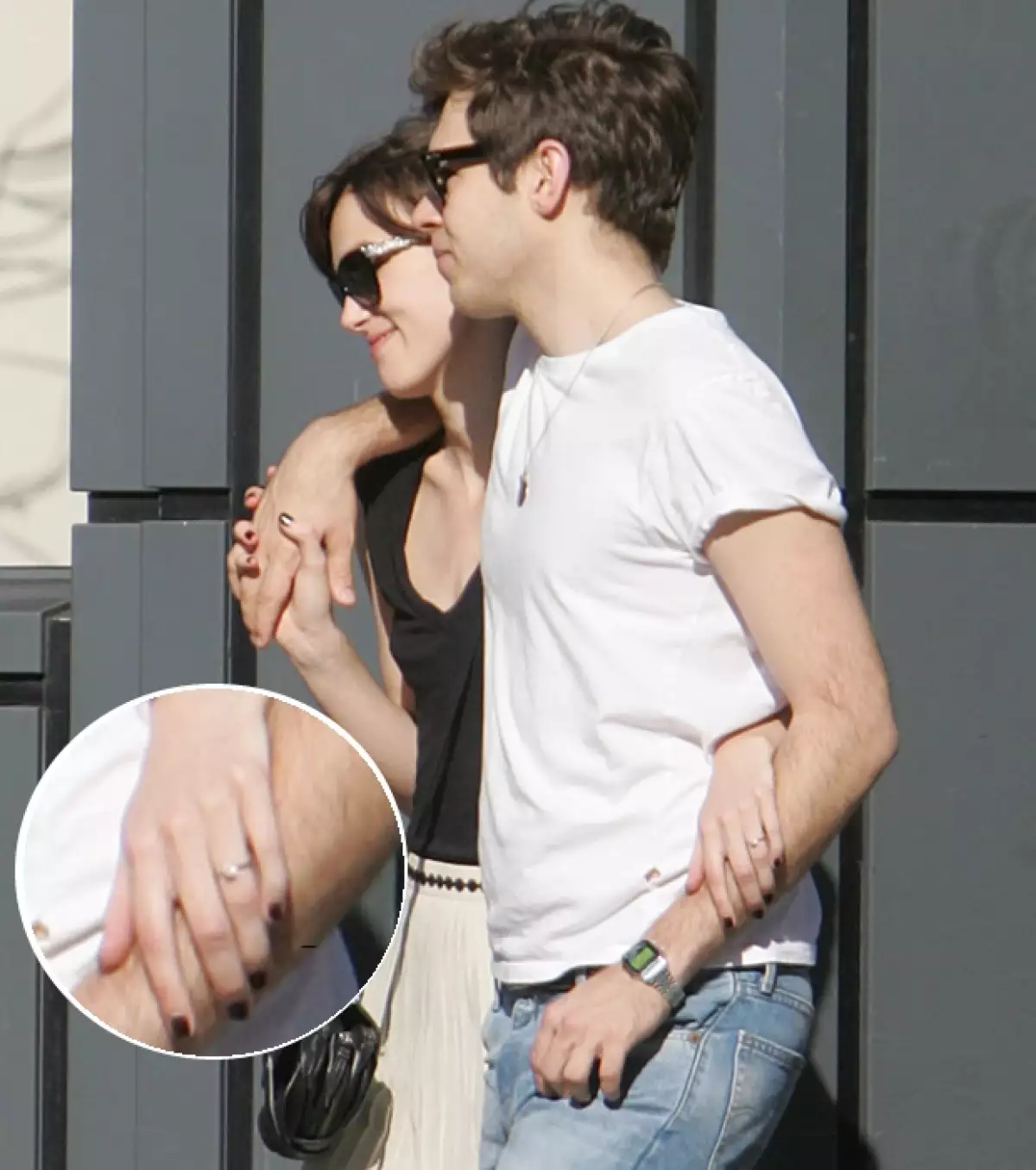Keira Knightley y James Righton fueron captados esta semana luego de haber anunciado su compromiso.