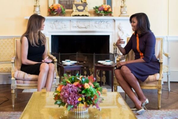 Melania y Michelle se conocieron el pasado 10 de noviembre en la Casa Blanca.