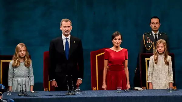 Princesa Leonor y el rey Felipe VI