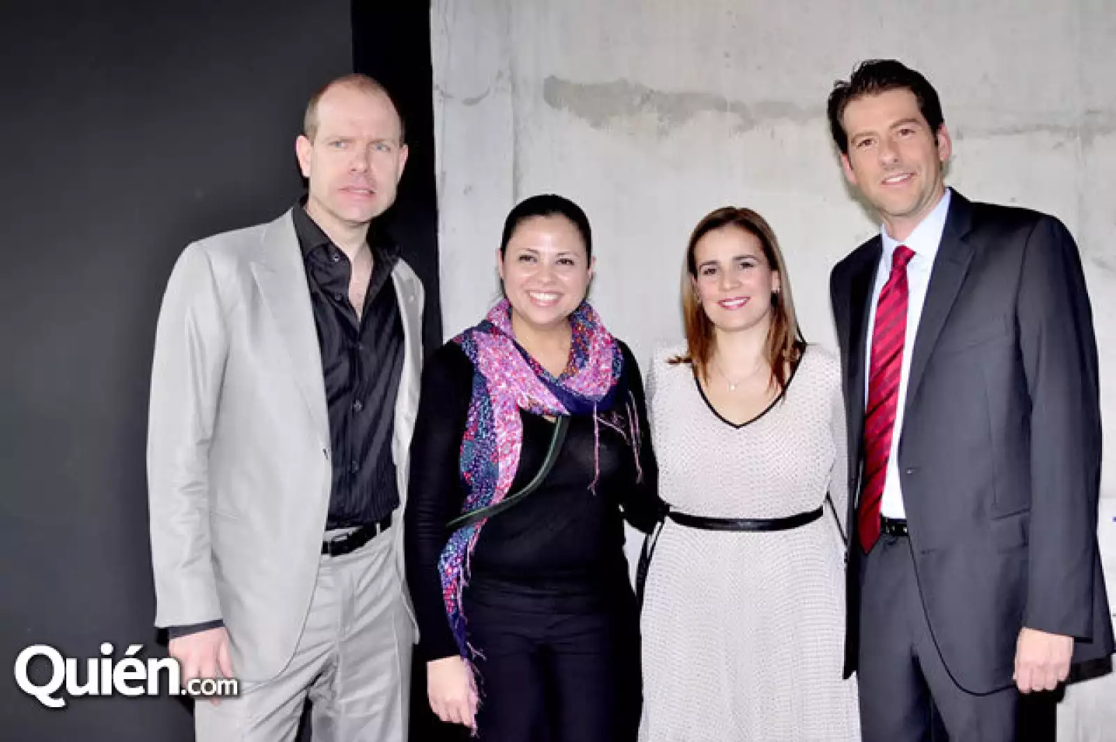 Ruud Bakker, Violeta Soto, Roxana Velázquez y Eduardo Videgaray