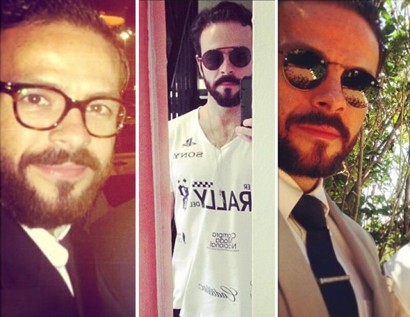 Josemaría sabe que los lentes son muy importantes en todos los looks.