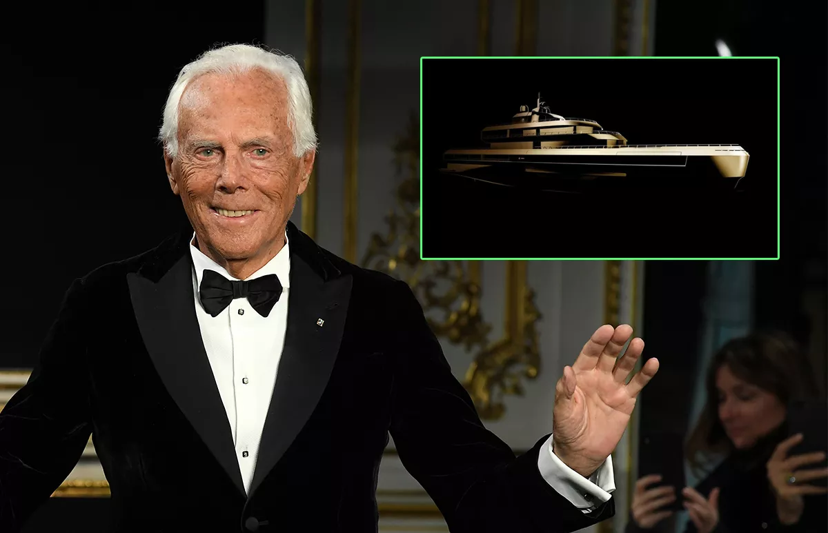 Giorgio Armani yate