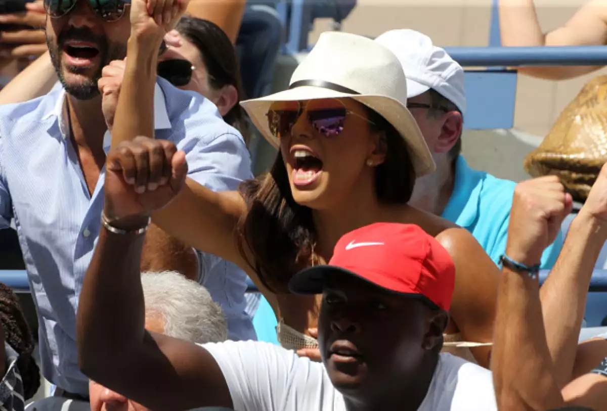 La pareja estuvo presente en la semifinal del US Open en donde la tenista estadounidense perdió contra la rusa Roberta Vinci, sin duda apoyaron a su favorita hasta el fin.