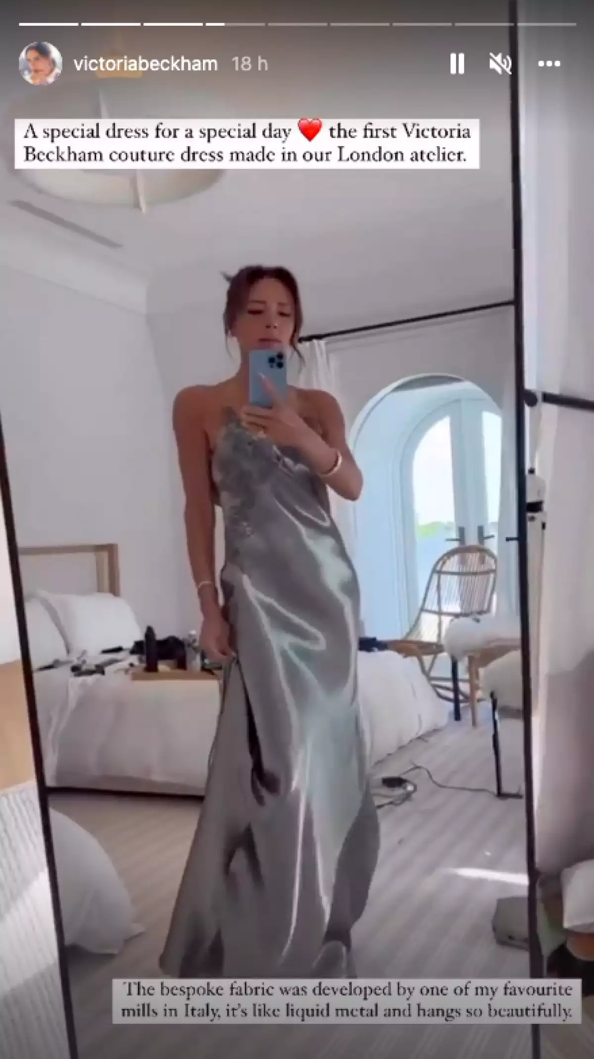 victoria beckham vestido couture