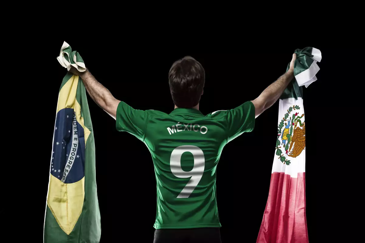 brasil mexico bandera