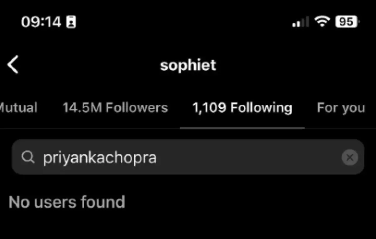 Sophie Turner y Priyanka Chopra se dan unfollow en Instagram.