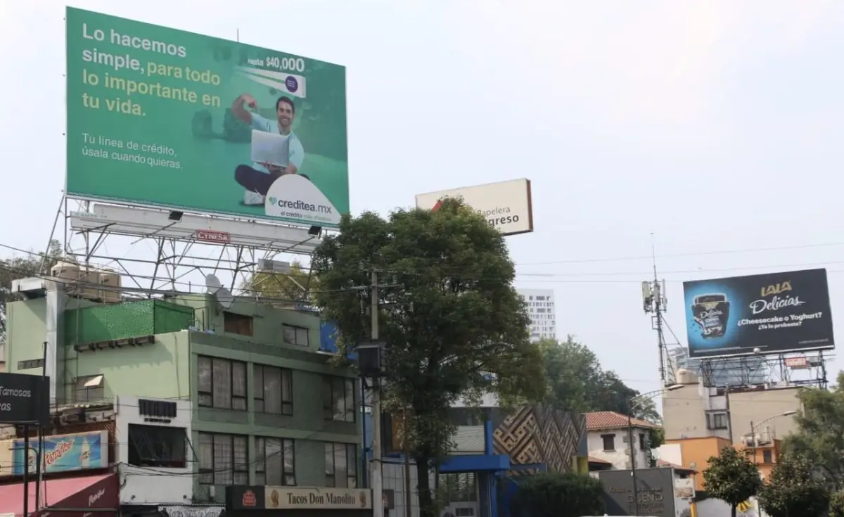 CIUDAD DE MÉXICO, 31MARZO2019.- El gobierno de la ciudad de México, retirará más de mil anuncios espectaculares que hay en las azoteas de las casas y edificios, así lo anunció Ileana Villalobos, Secretaria de Desarrollo Urbano y Vivienda, argumentando que es un tema de protección civil más que de paisaje urbano. 
FOTO: ROGELIO MORALES /CUARTOSCURO.COM