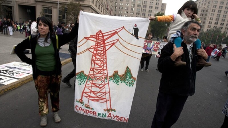 manifestacion contra hidroaysen