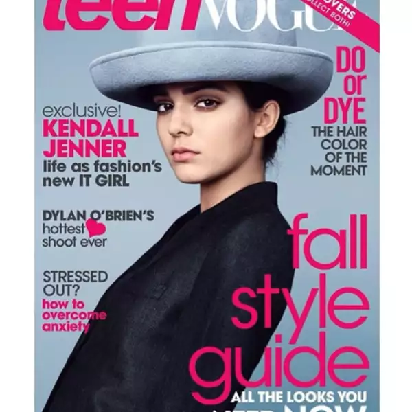 Kendall tiene portada doble en la edición de septiembre de Teen Vogue.