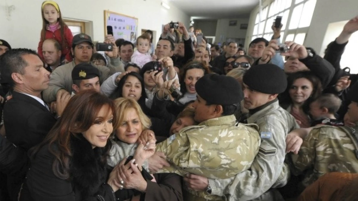 cristina acude a votar