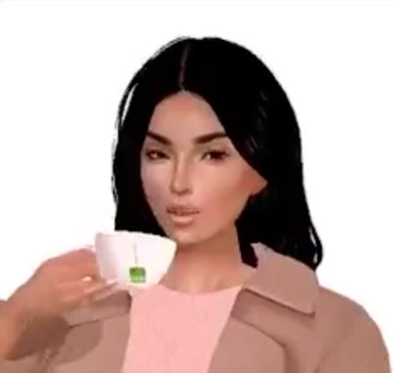 Con este emoji Kim se burló de sus críticos.