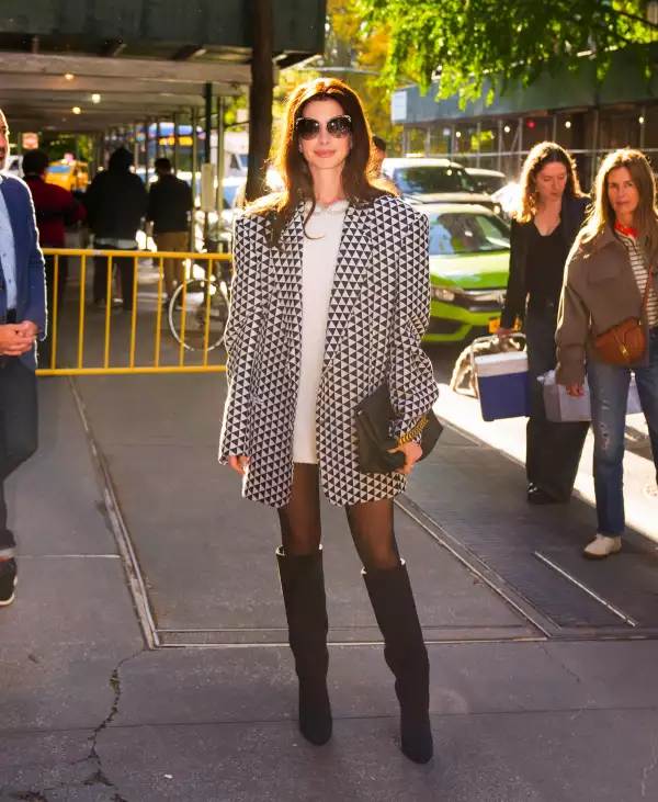 Celebrity Sightings In New York City - October 12, 2022