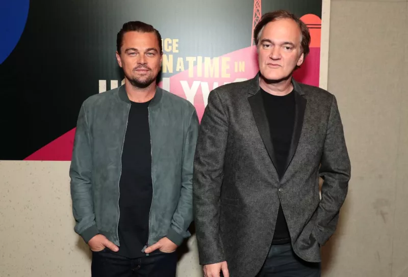 Leonardo DiCaprio y Quentin Tarantino