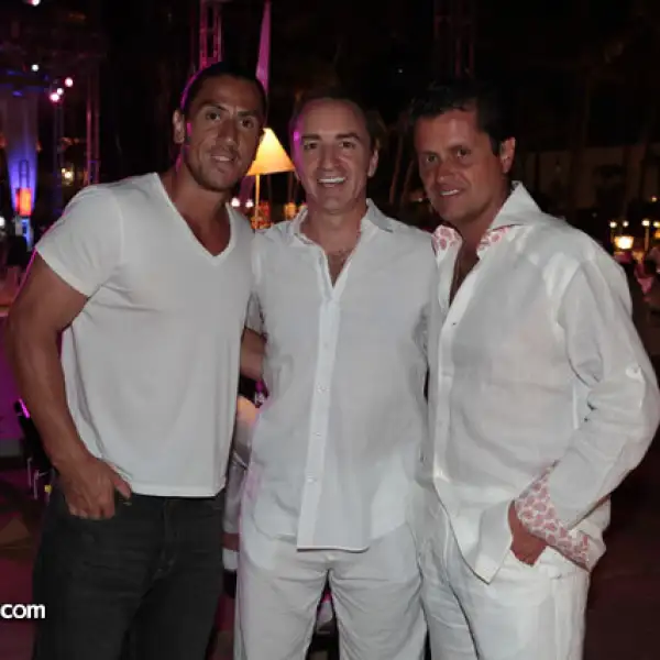 Willy Cañas, Dario Brignole y Geofrey Fernández