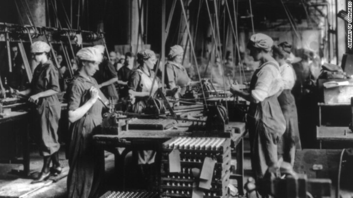 mujeres trabajadoras primera guerra mundial
