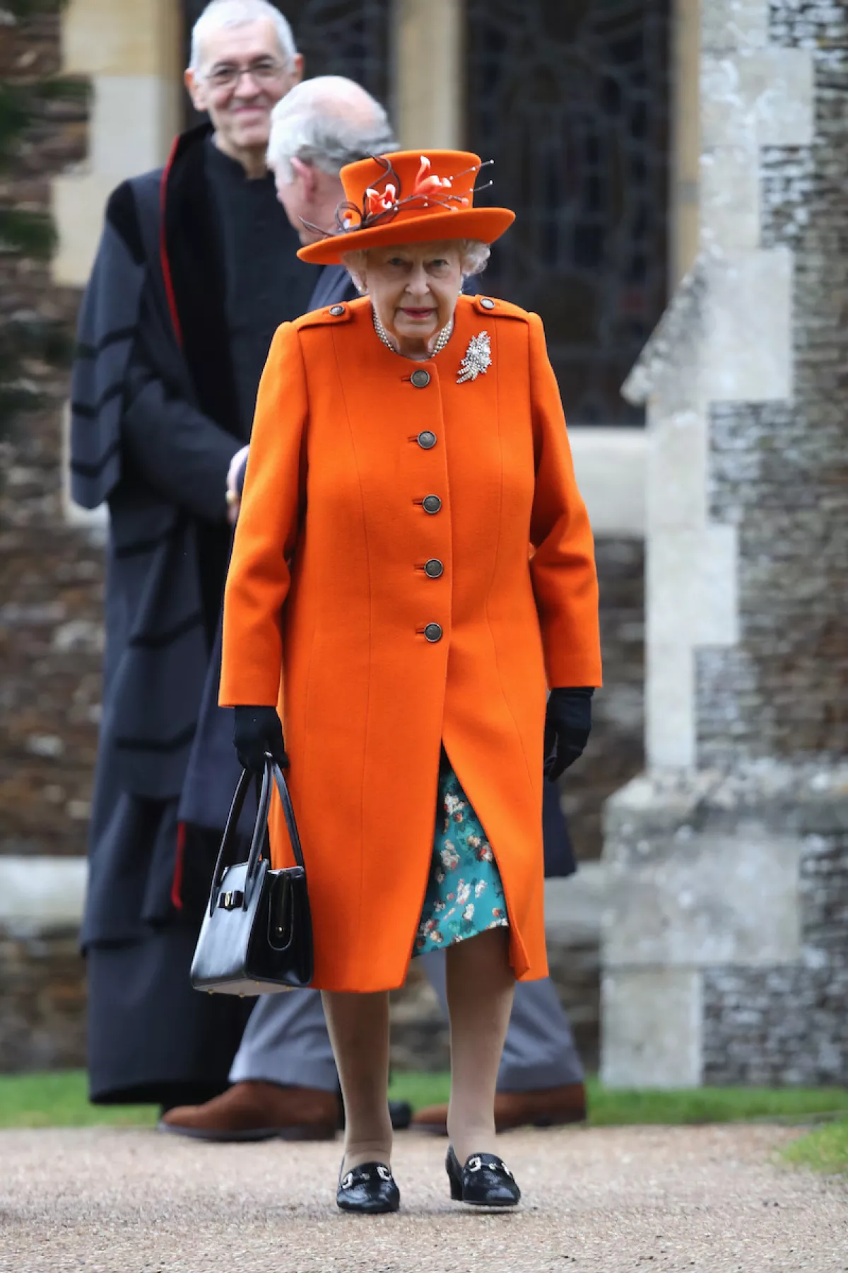 Members Of The Royal Family Attend St Mary Magdalene Church In Sandringham