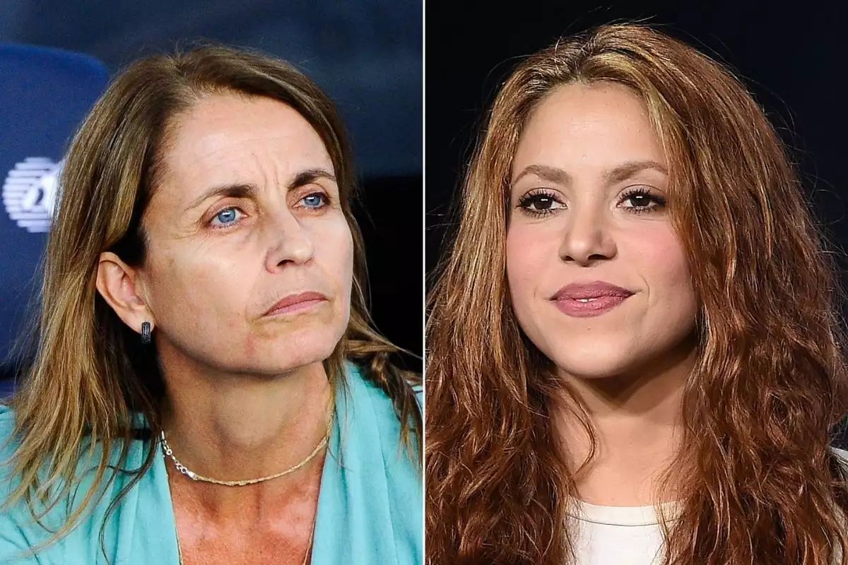 Montserrat Bernabeu, mamá de Gerard Piqué, y Shakira, su ex nuera